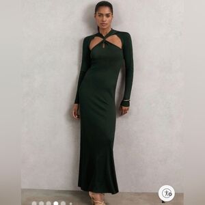 Reiss Vivienne Cut Out Knitted Maxi Dress Xs $345